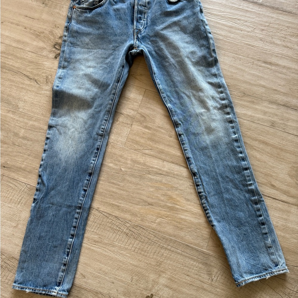 501 Skinny Levi's Light Blue Denim Jeans